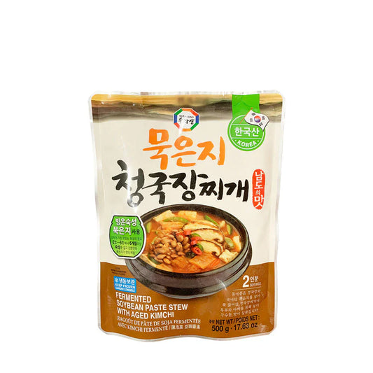 Fzn Fermented Soybean Paste Stew (W/Kimchi) 12/500g 묵은지 청국장찌개