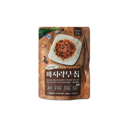 33096 : 바지락무침 : 20/300g : FZN SEASONED BABYCLAM MEAT