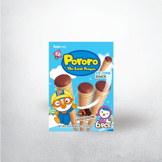 34046 : 뽀로로아이스콘스낵 (초콜릿) 20/54g : PORORO ICECORN SNACK (CHOCO)