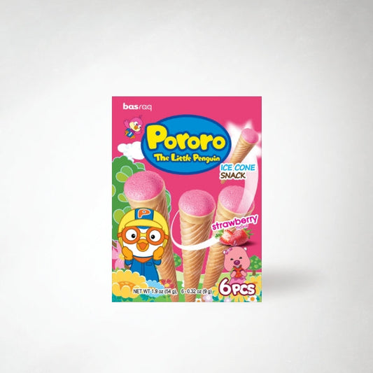 34047 : 뽀로로아이스콘스낵 (딸기) : 20/54g : PORORO ICECORN SNACK (STRAWBERRY)