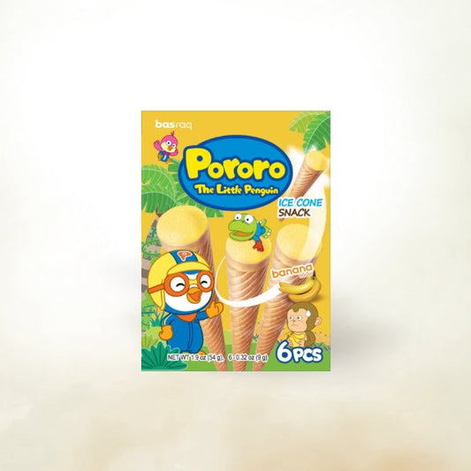 34048 : 뽀로로아이스콘스낵 (바나나) : 20/54g : PORORO ICECORN SNACK (BANANA)