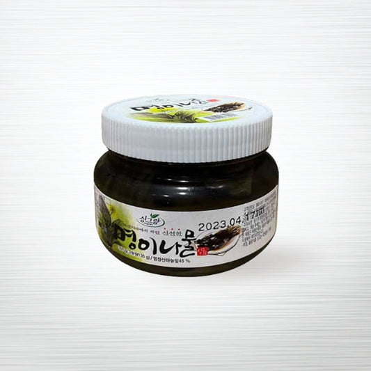 34321 : 싱그람/명이나물 : 16/300g : PICKLED WILD GARLIC LEAVES
