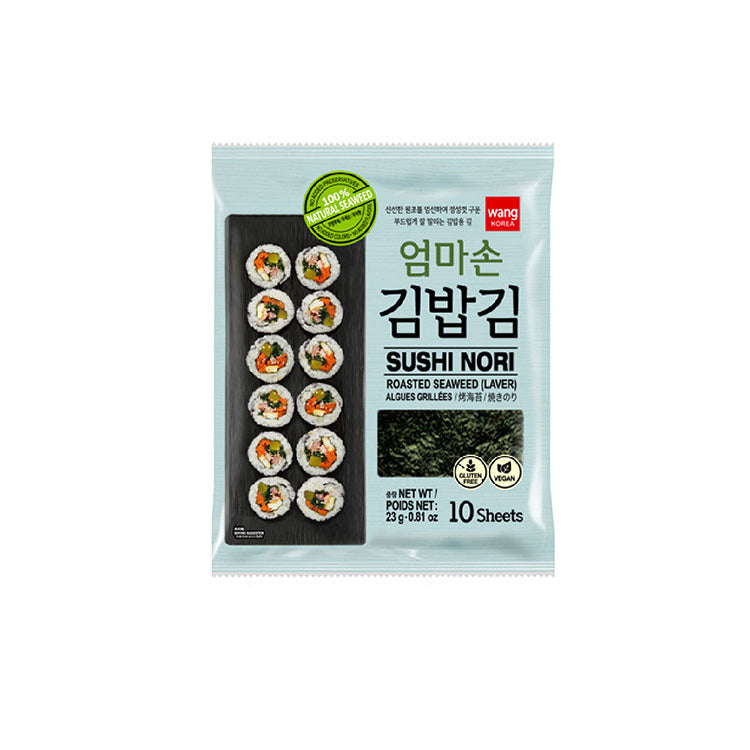 34942 : 엄마손 김밥김(구운김) : 50/10st(23g) MOM ROASTED LAVER