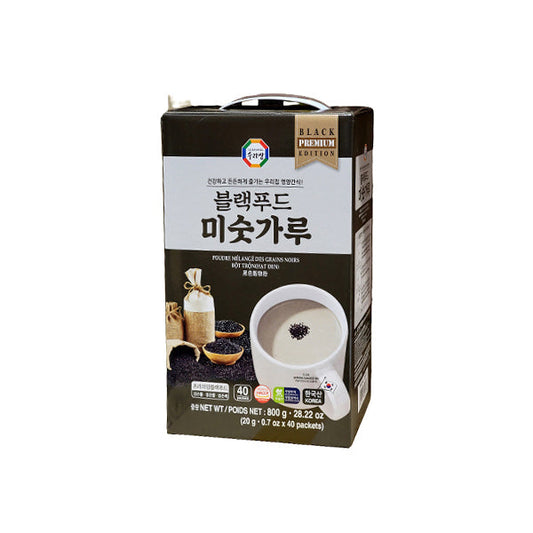 34974 : 블랙푸드 미숫가루 : 8/40/20g : ROASTED GRAIN POWDER(BLACK)