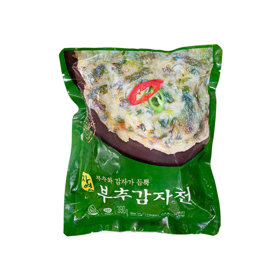 35171 : 자연부추 감자전 : 20/390g : FZN CHIVES POTATO PANCAKE