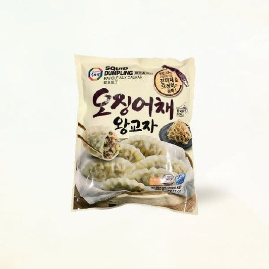35488 : 수라상 왕교자(오징어채) : 10/630g : FZN BIG GYOJA MANDU (SHREDDED SQUID)