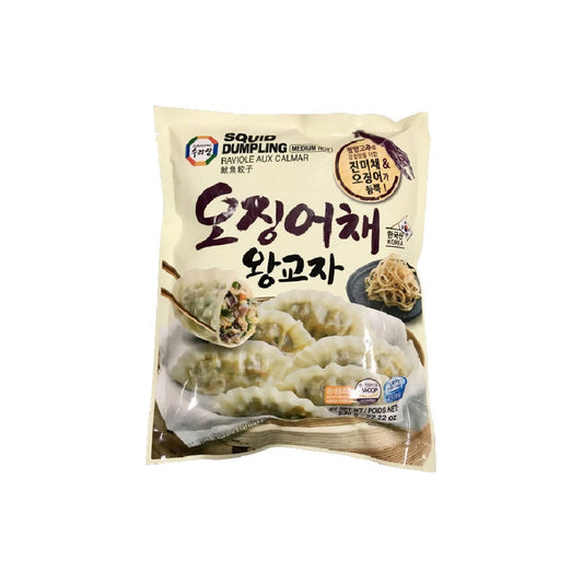 35488 : 수라상 왕교자(오징어채) : 10/630g : FZN BIG GYOJA MANDU (SHREDDED SQUID)