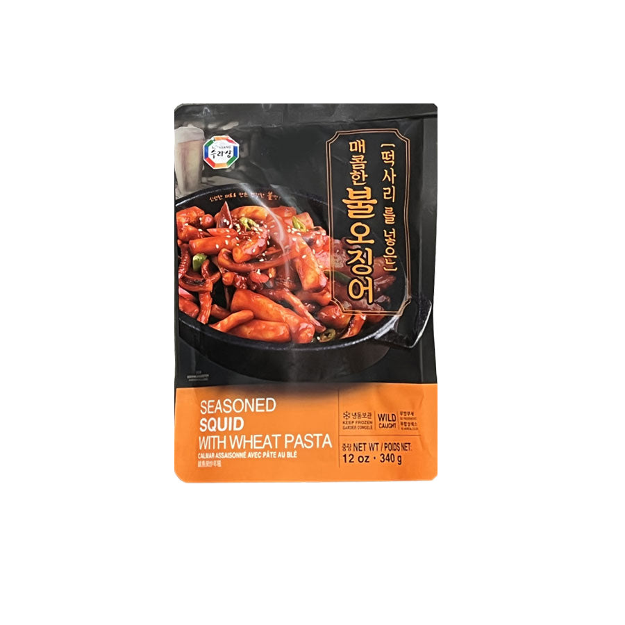 36193 : 떡사리 불오징어 : 15/340g : FZN SPICY SQUID & RICE CAKE