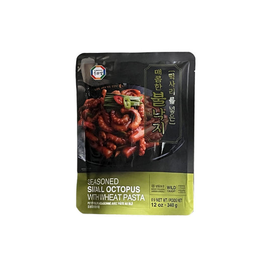 Fzn Spicy Octopus w/Wheat Pasta 15/340g 떡사리를 넣은 매콤한 불낙지