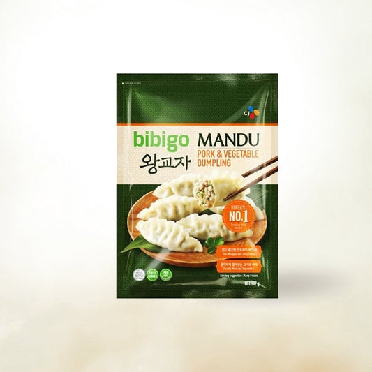 BS0011 : 비비고 왕교자(PORK) : 12/907g : FZN BBG BIG GYOJA MANDU(PORK)