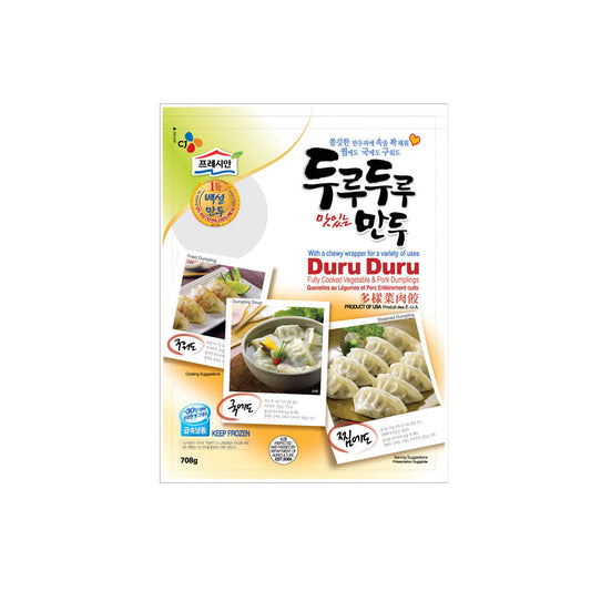 BS0034 두루두루만두 12/708g FZN DURU DURU DUMPLING(VEGETABLE&PORK)