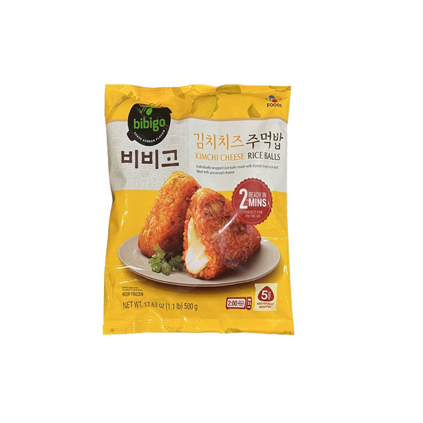 BS0054 : 비비고/김치치즈주먹밥 : 12/500g : FZN BIBIGO FRIED KIMCHI CHEESE RICE BALL