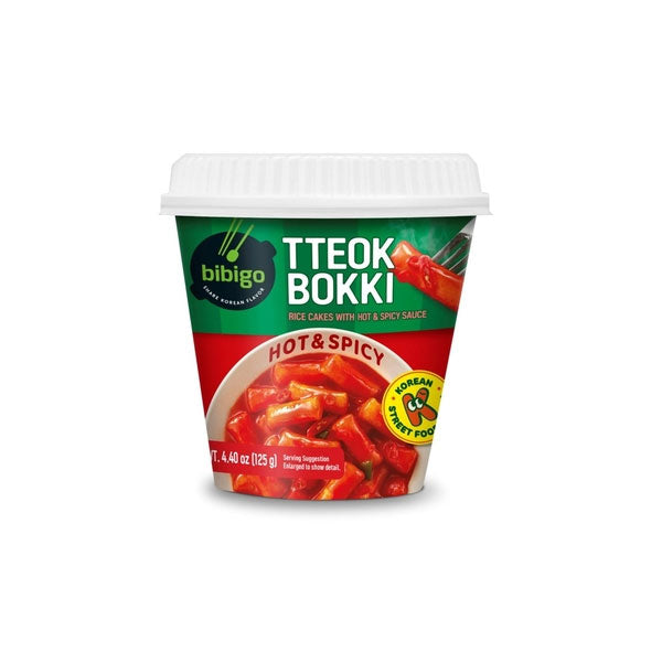 BS0262 비비고 떡볶이컵(핫스파이시) 24/125g BBG TTEOKBOKKI CUP(HOT SPICY)