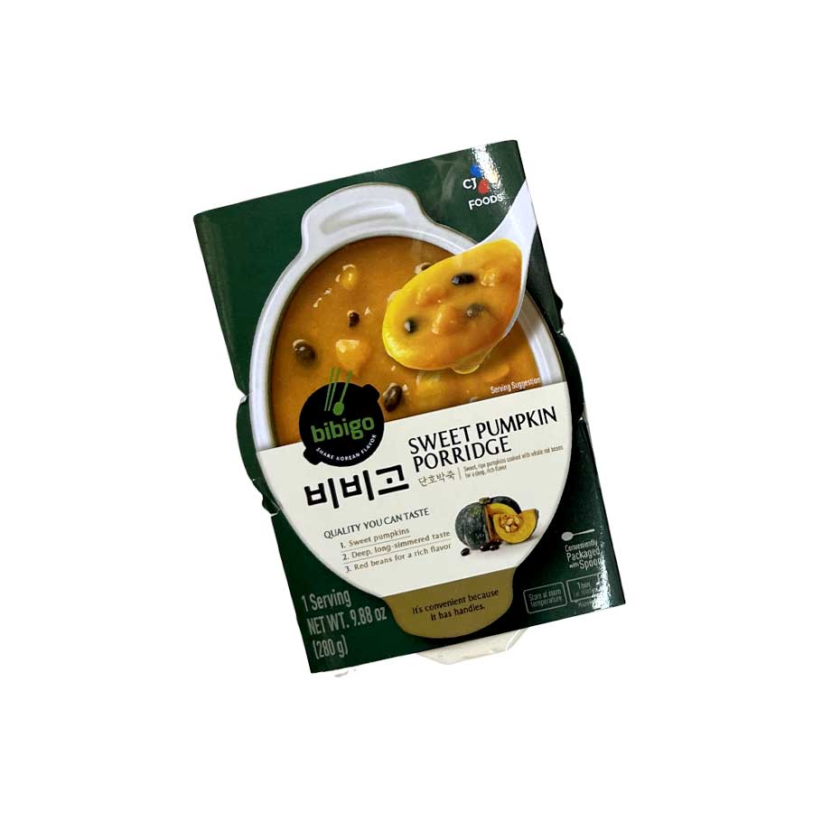 BS0941 비비고죽(단호박죽) 18/280g BIBIGO SWEET PUMPKIN PORRIDGE WITH RED BEAN