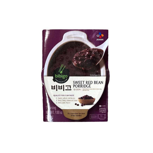 BS0943N : 비비고죽(통단팥죽) : 24/280g : BBG PORRIDGE (SWEET REDBEAN)