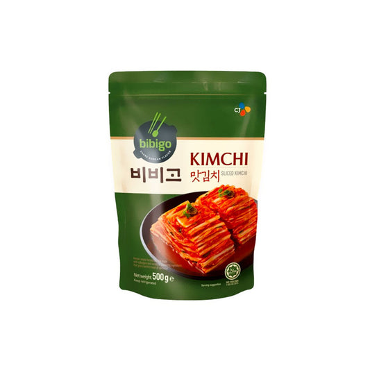 BS1712 : 비비고 맛김치 : 12/500g : BIBIGO SLICED KIMCHI