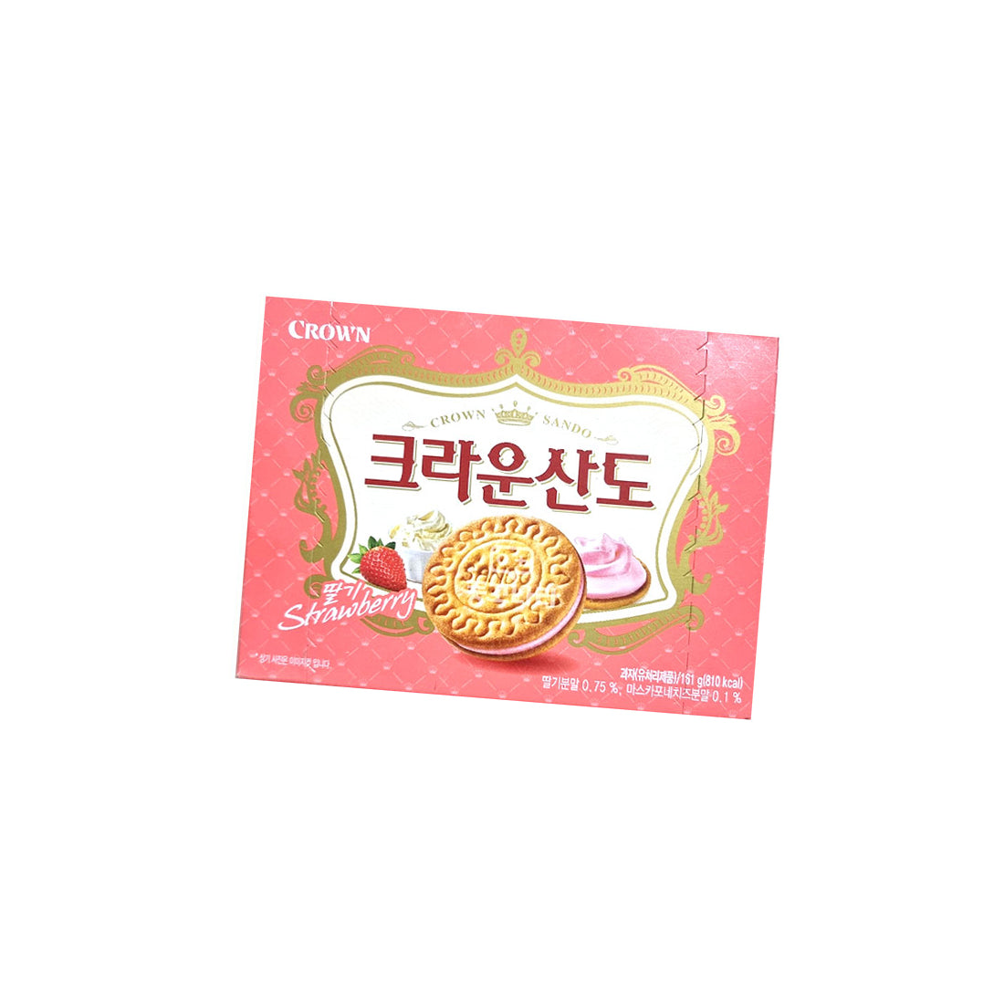 CRB101 크라운산도(딸기)(S) 2500 12/161g BISCUIT_STRAWBERRY(SANDO)