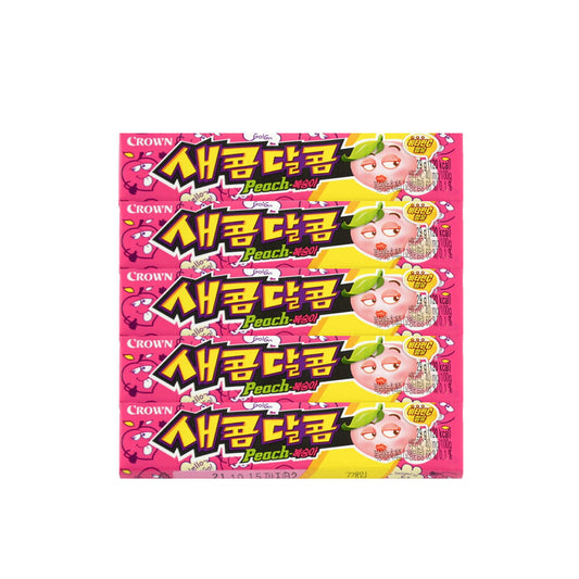CRC112 : 새콤달콤(복숭아) : 6/15/29g : SWEET AND SOUR CANDY(PEACH)