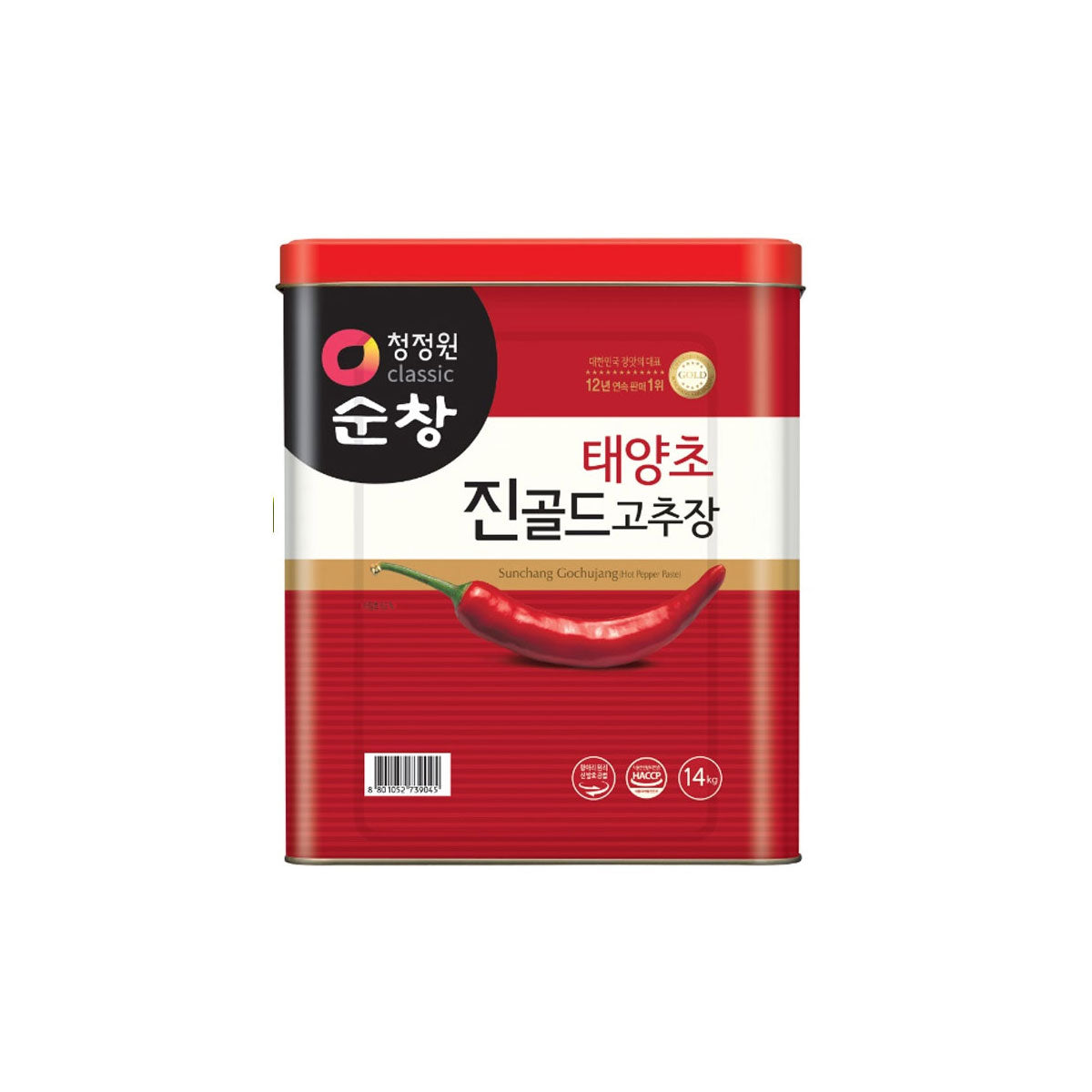 CW110 : 태양초 순창 진골드 고추장 : 14kg : JIN GOLD  GOCHUJANG