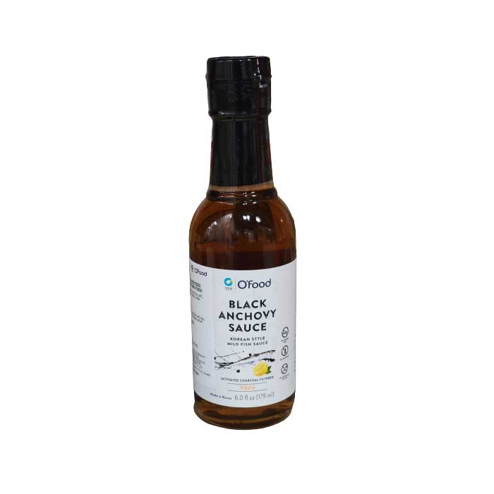 CW493 : 블랙안쵸비소스(유자) : 24/215g : BLACK ANCHOVY SAUCE(YUZU)