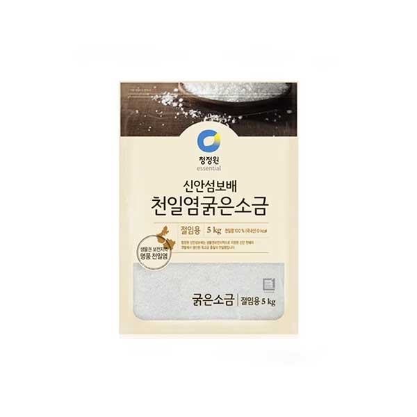 CW519 : 순수 천혜염(천일염 굵은소금) : 4/5kg : SOLAR SALT(COARSE)