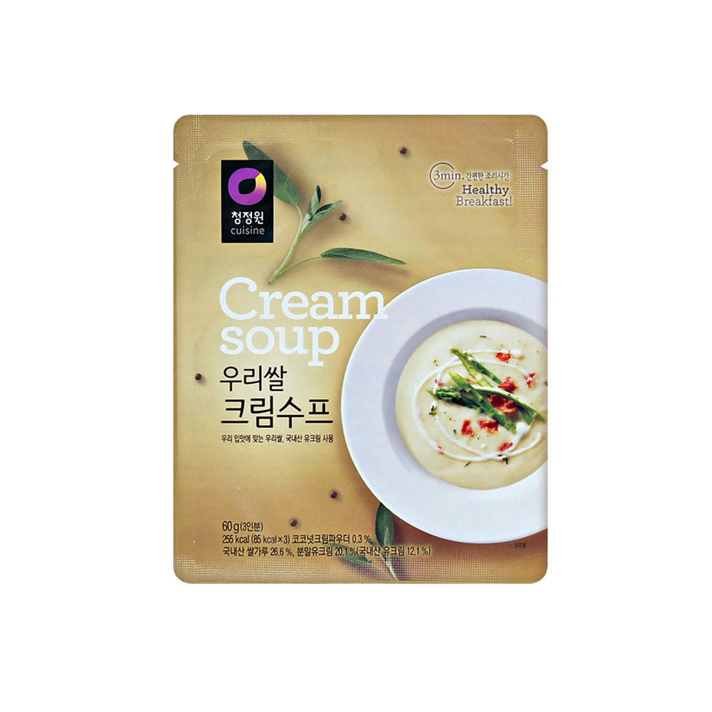 CW621 우리쌀 크림스프 30/60g INSTANT SOUP(CREAM FLVR)