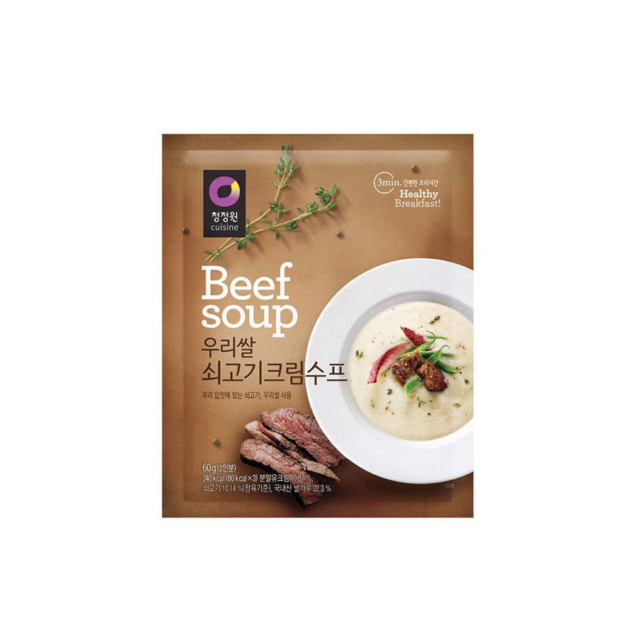 CW622 우리쌀 쇠고기 크림스프 30/60g INSTANT RICE SOUP(BEEF)