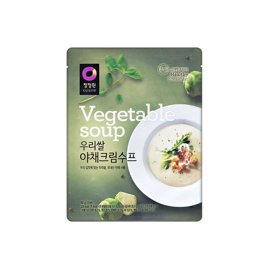 CW624 : 우리쌀 야채 크림스프 : 30/60g : INSTANT RICE SOUP(VEGETABLES)