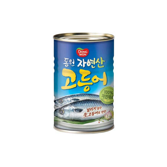 DW123 : 자연산 고등어캔 : 24/400g : CANNED MACKERL