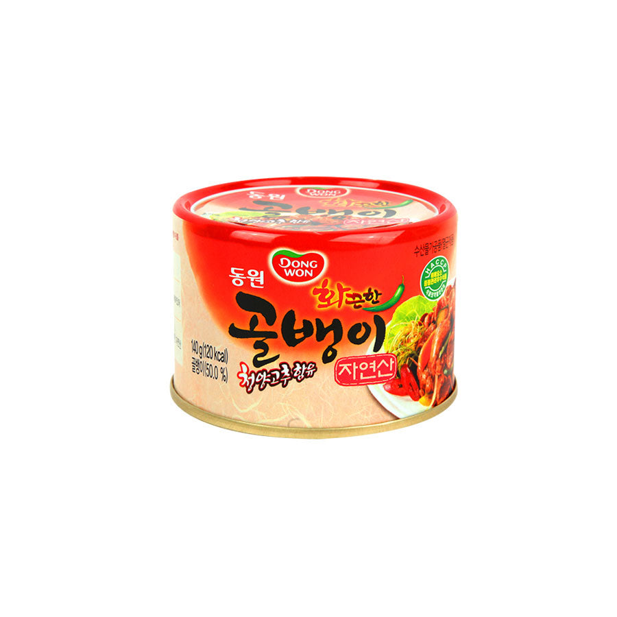 DW124 : 화끈한 골뱅이캔 : 48/140g : CANNED WHELK(SPICY)