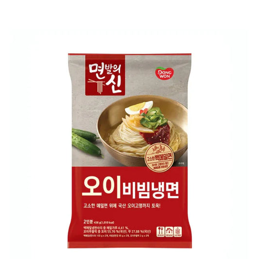(MS) Spicy Bibim Cold Noodle(for2) 10/436g 면발의신 (오이비빔 냉면)
