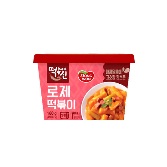 DW339 떡신(로제 컵떡볶이) 16/160g TS) ROSE TTEOKBOKKI CUP