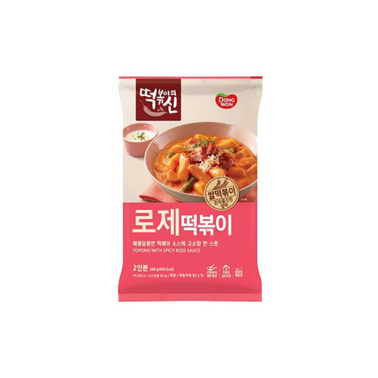 DW342 : 떡신/로제 떡볶이 : 10/360g TS/ROSE TTEOKBOKKI