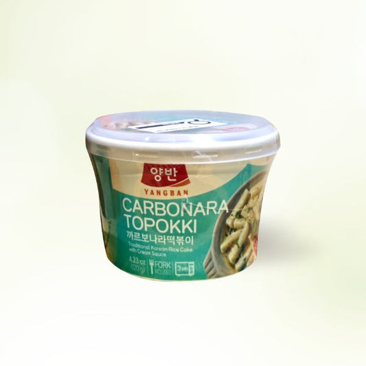 DWC120 : 양반떡볶이컵(까르보) : 16/120g : YANGBAN TTEOKBOKKI CUP(CARBO)