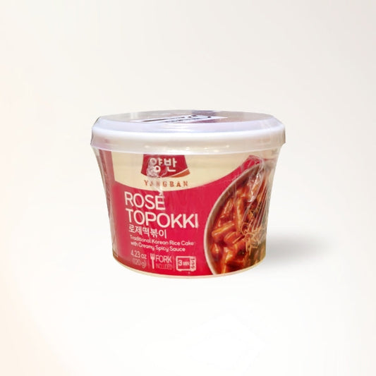DWR120 : 양반떡볶이컵(로제): 16/120g :  YANGBAN TTEOKBOKKI CUP(ROSE)