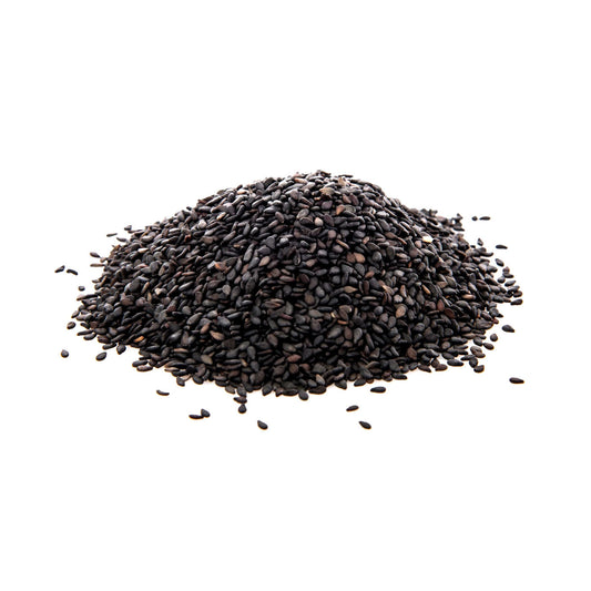 GR-027 : 검정볶은깨, 10/2 Lbs : ROASTED SESAME SEED (BLACK)