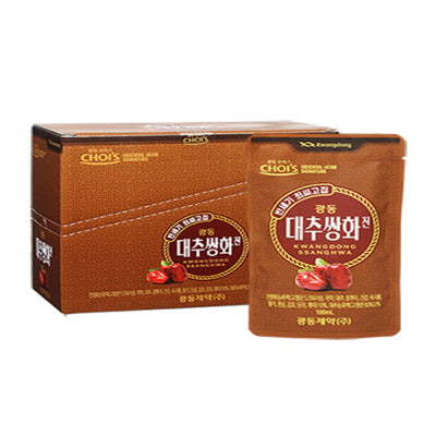 K0021 대추쌍화진(파우치) 5/10/100ml JUJUBE SSANGHWA HERBAL HEALTH DRINK