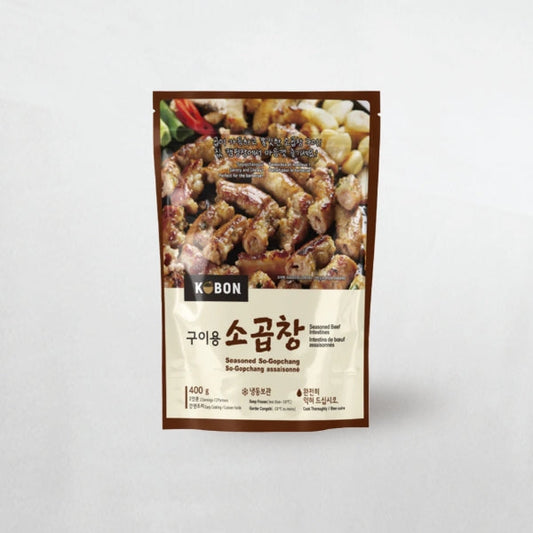KB-001 : 코본 소곱창 : 20/400g : FZN SEASONED BEEF INTESTINES