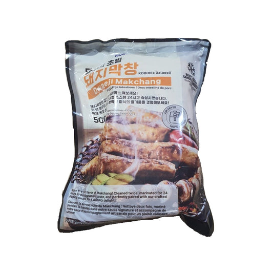 KB-002 : 돼지막창 : 22/500g : FZN PORK LARGE INTESTINES