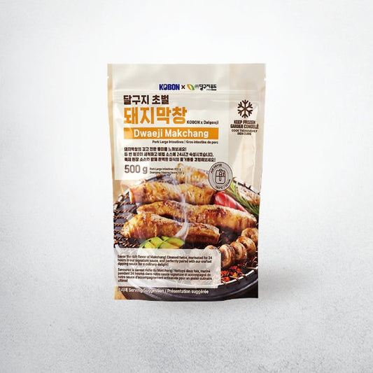 KB-002 : 돼지막창 : 22/500g : FZN PORK LARGE INTESTINES