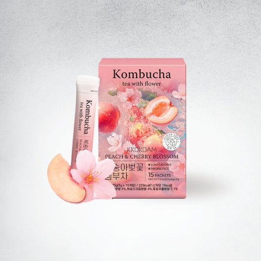 KT1611 : 콤부차 (복숭아 벗꽃) : 27/15/5g : KOMBUCHA PEACH & CHERRY BLOSSOM