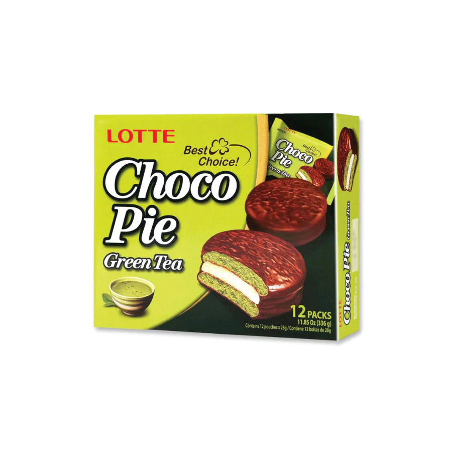 LCP-02G : 초코파이(녹차) : 8/12/28g CHOCO-PIE (GREEN TEA)