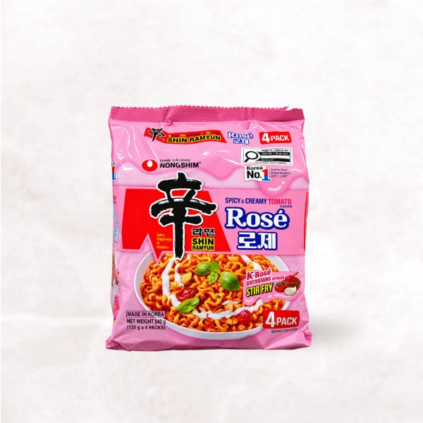 NS-010R : 로제 신라면 : 8/4/135g : SHIN RAMEN (ROSE)