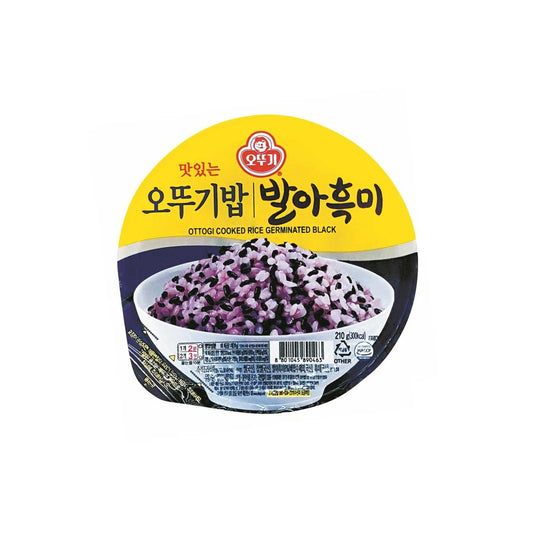 O5012 : 오뚜기밥(발아흑미) : 12/210g : COOKED BLACK RICE