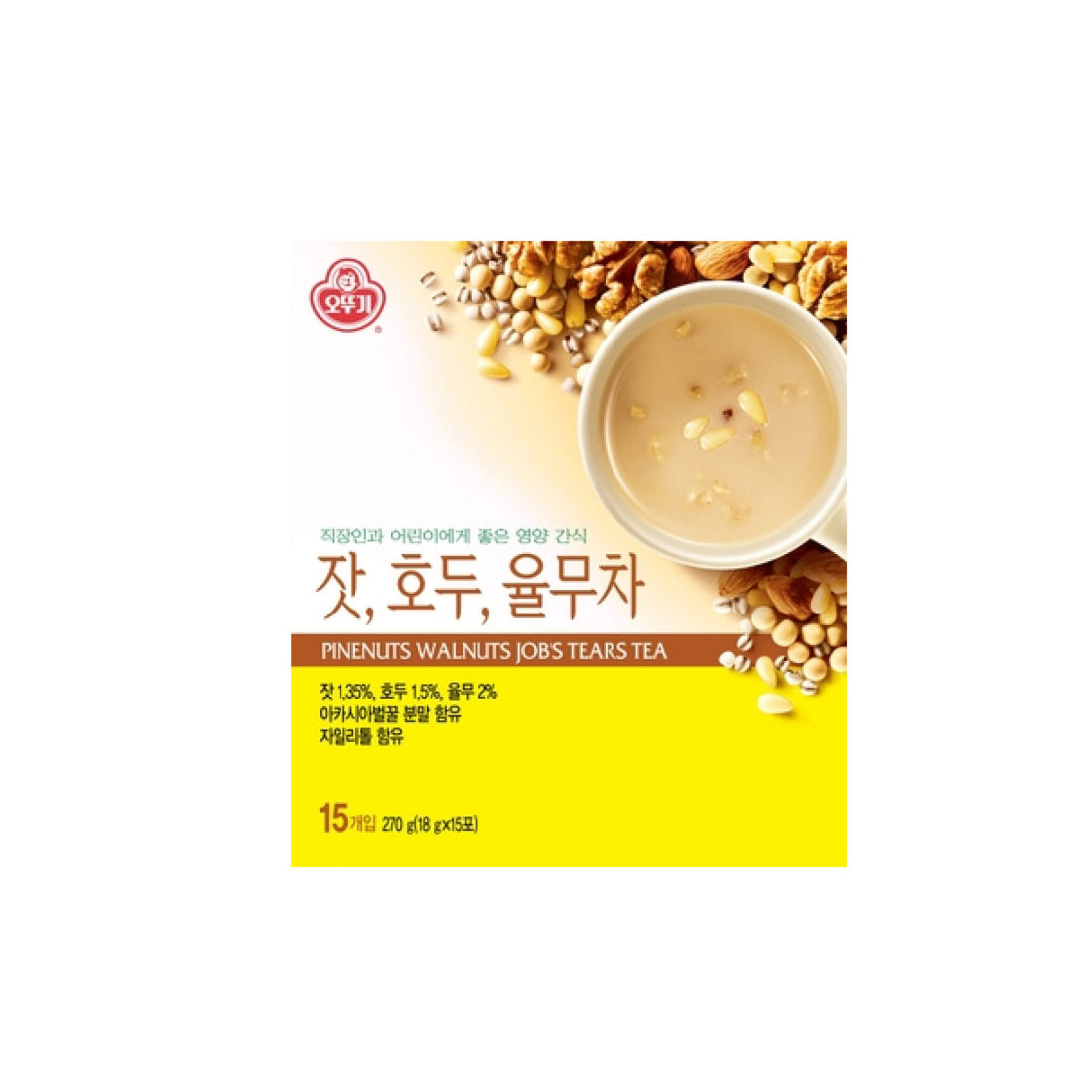 O8018 삼화 잣호두율무차 24/15t/18g PINE NUT,WALNUT&JOB'S TEAR TEA