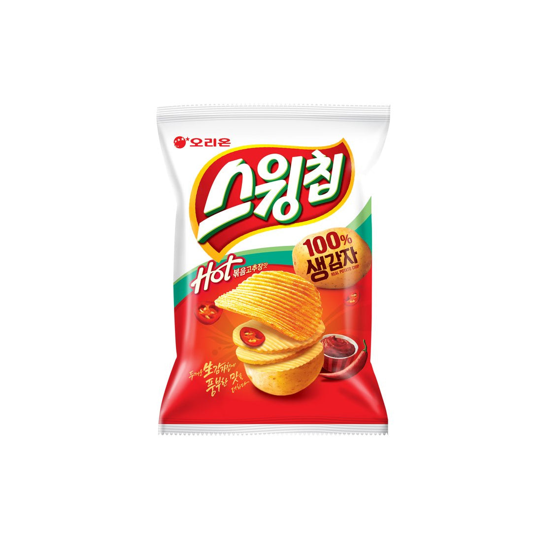 OC320 : 스윙칩(볶음고추장) : 12/124g : SWING CHIP (SPICY)