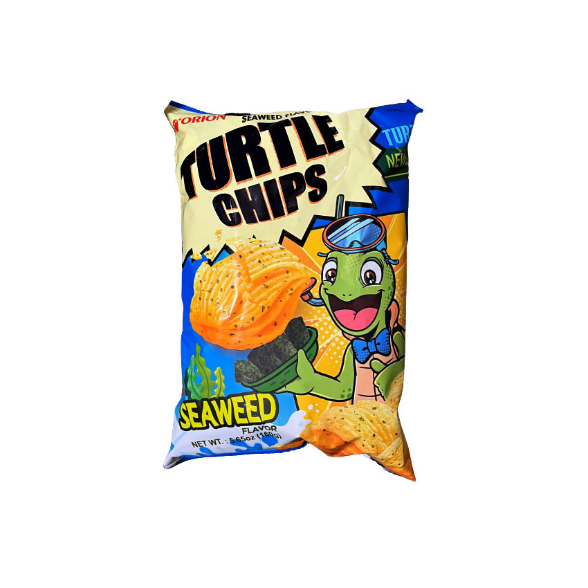 Turtle Chips (Seaweed) 12/160g 꼬북칩(김맛)