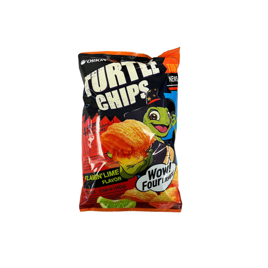 Turtle Chips(lime) 12/160g 꼬북칩(라임)