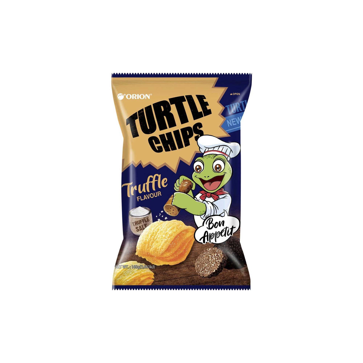 OC334 : 꼬북칩(트러플) : 12/160g : TURTLE CHIPS(TRUFFLE)