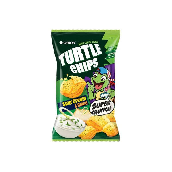 Turtle Chips(Sour Cream And Onion) 12/160g 꼬북칩(샤워크림 앤 양파)